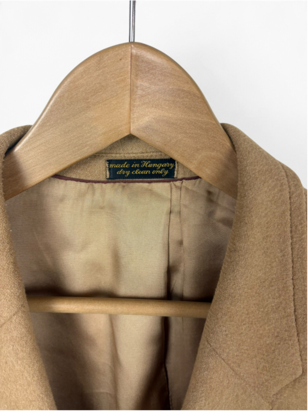 Vintage J.G. Hook Golden Anchor Camel Hair Blend Tan Blazer Sport Coat Men’s M - Picture 8 of 13